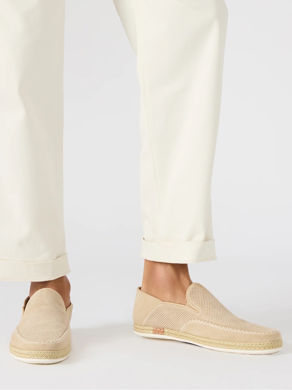 Steve Madden Men's Cayden Off White Loafers